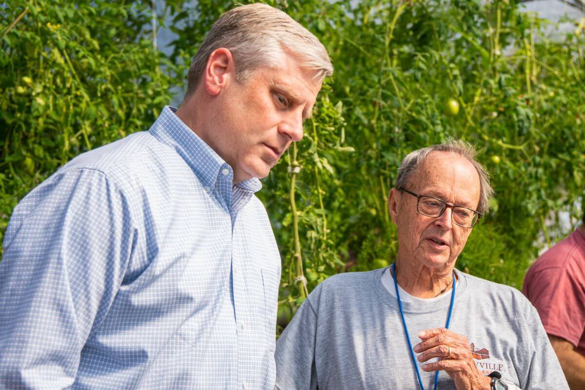 Photo of Dr. Bryan Coker and Jim Kirksey