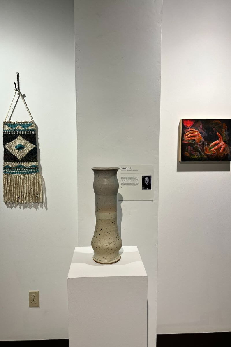 Photo of curved vase