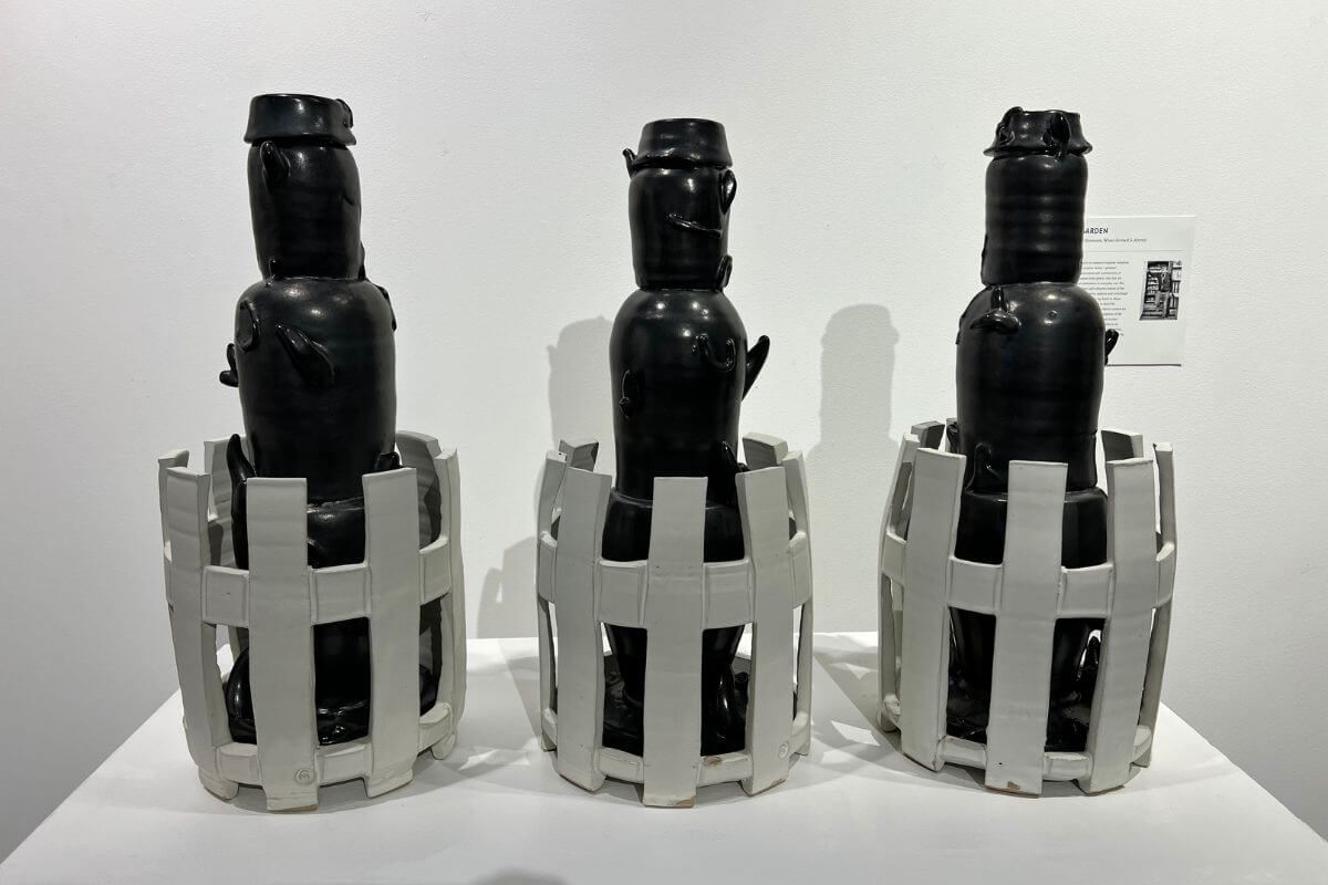 Photo of stoneware pottery pieces