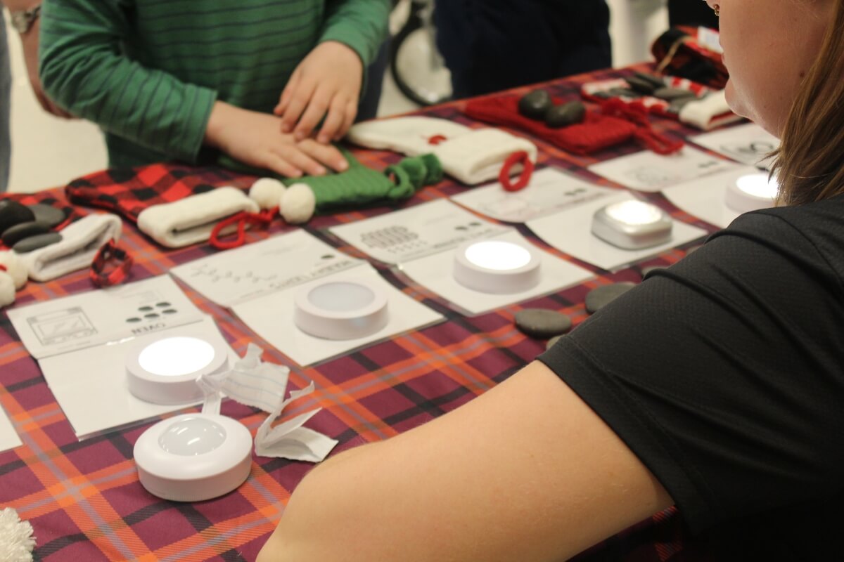 Photo of stick-on energy conservation lights