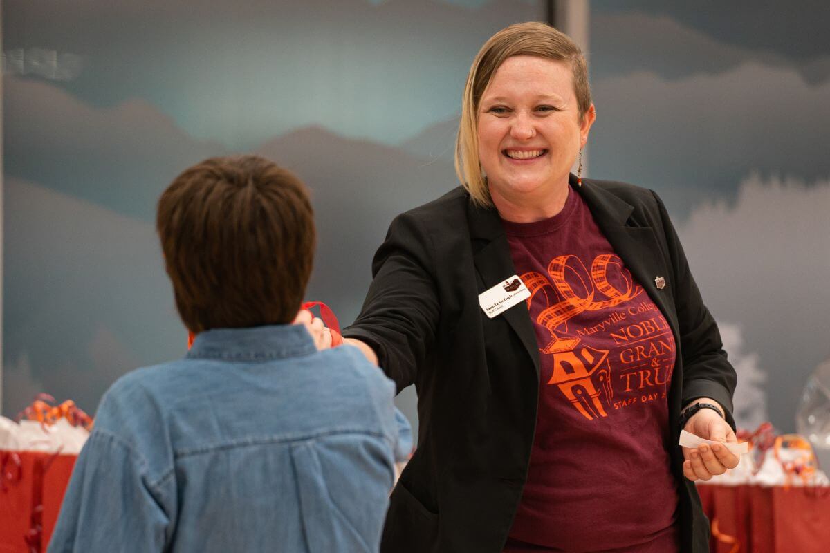 Photo of Sarah Yeaple at Maryville College Staff Day 2023