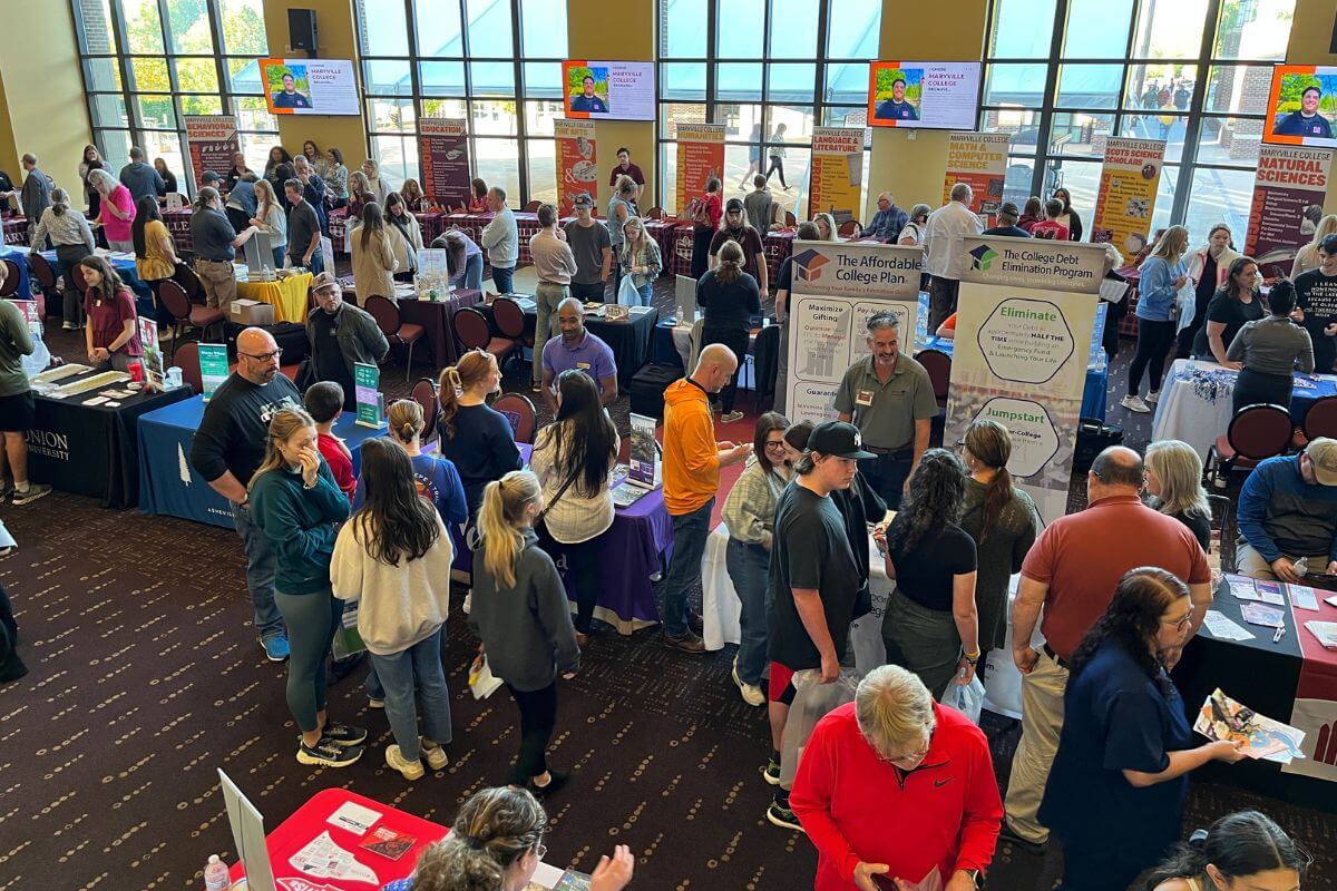 Photo from the 2022 Blount County College Fair at Maryville College