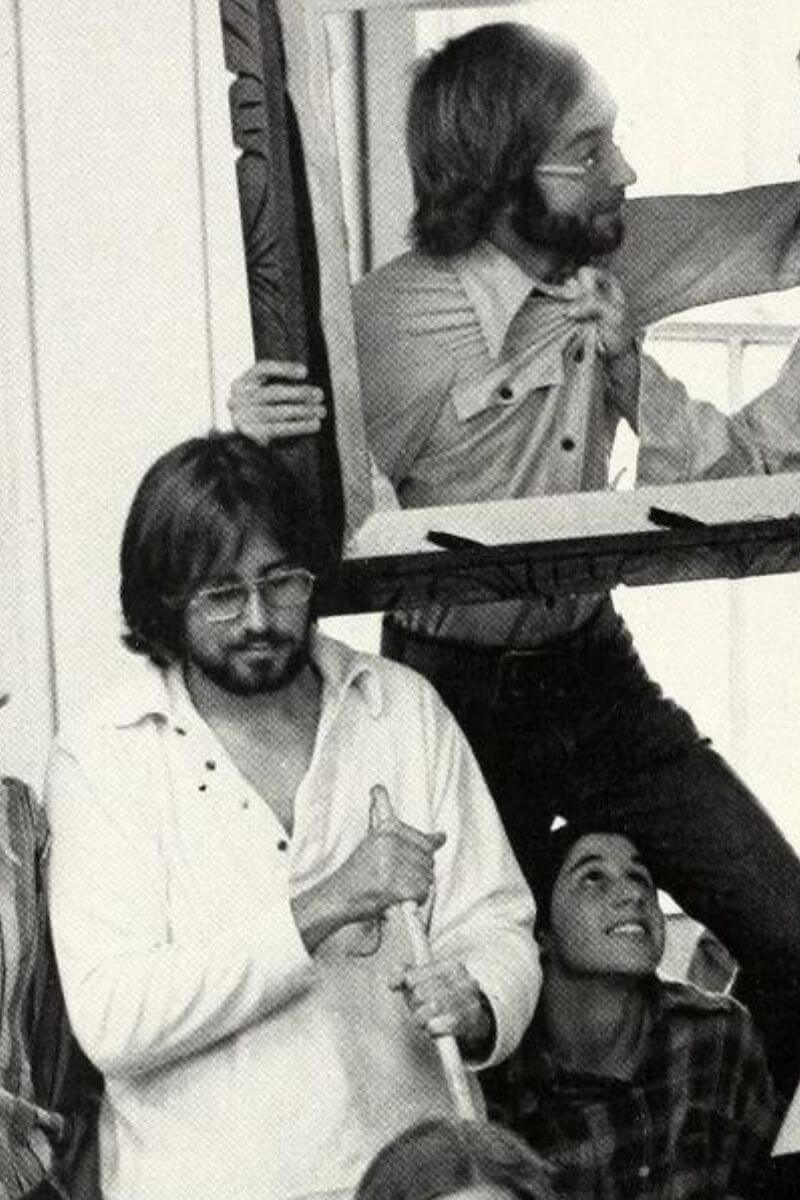 Photo of Charley Blair and Gary Sloboda from the 1976 Chilhowean