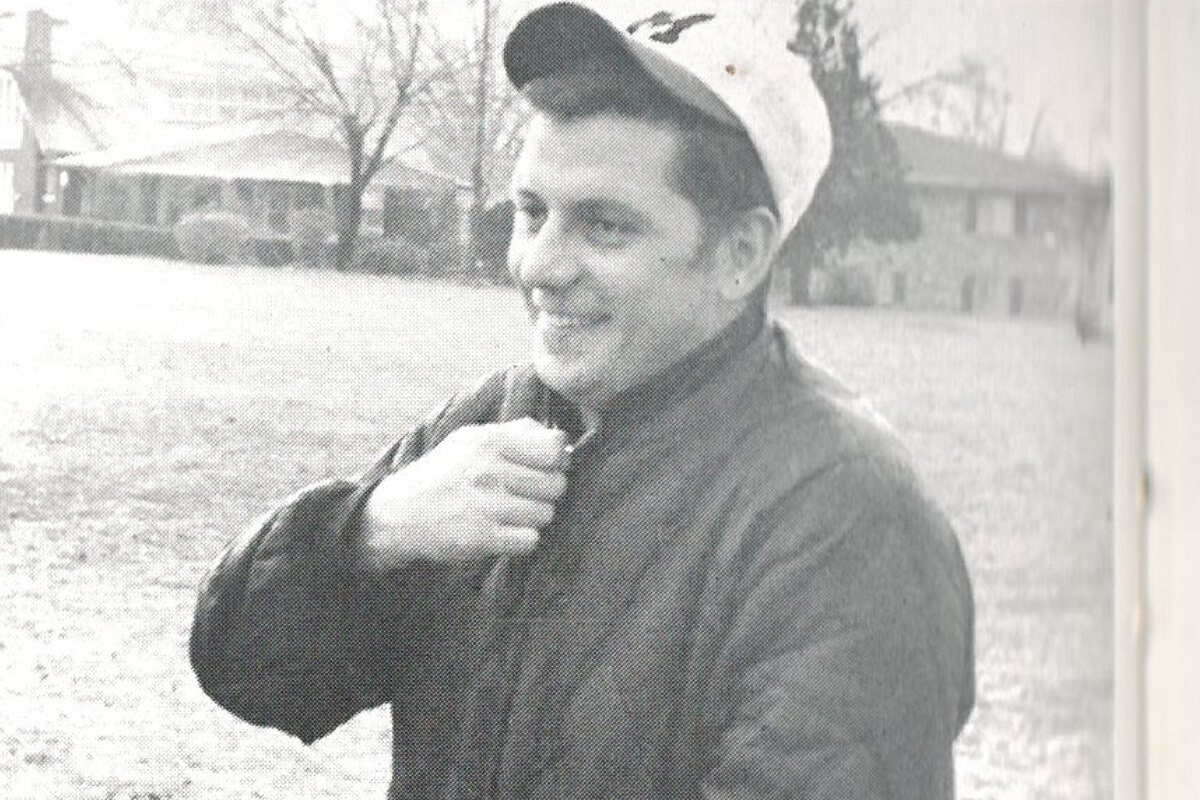 Black-and-white photo of Don Elia '69