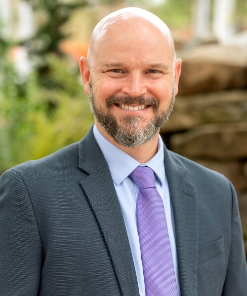 Photo of Dr. Benjamin Stubbs, new Maryville College vice president and dean of students