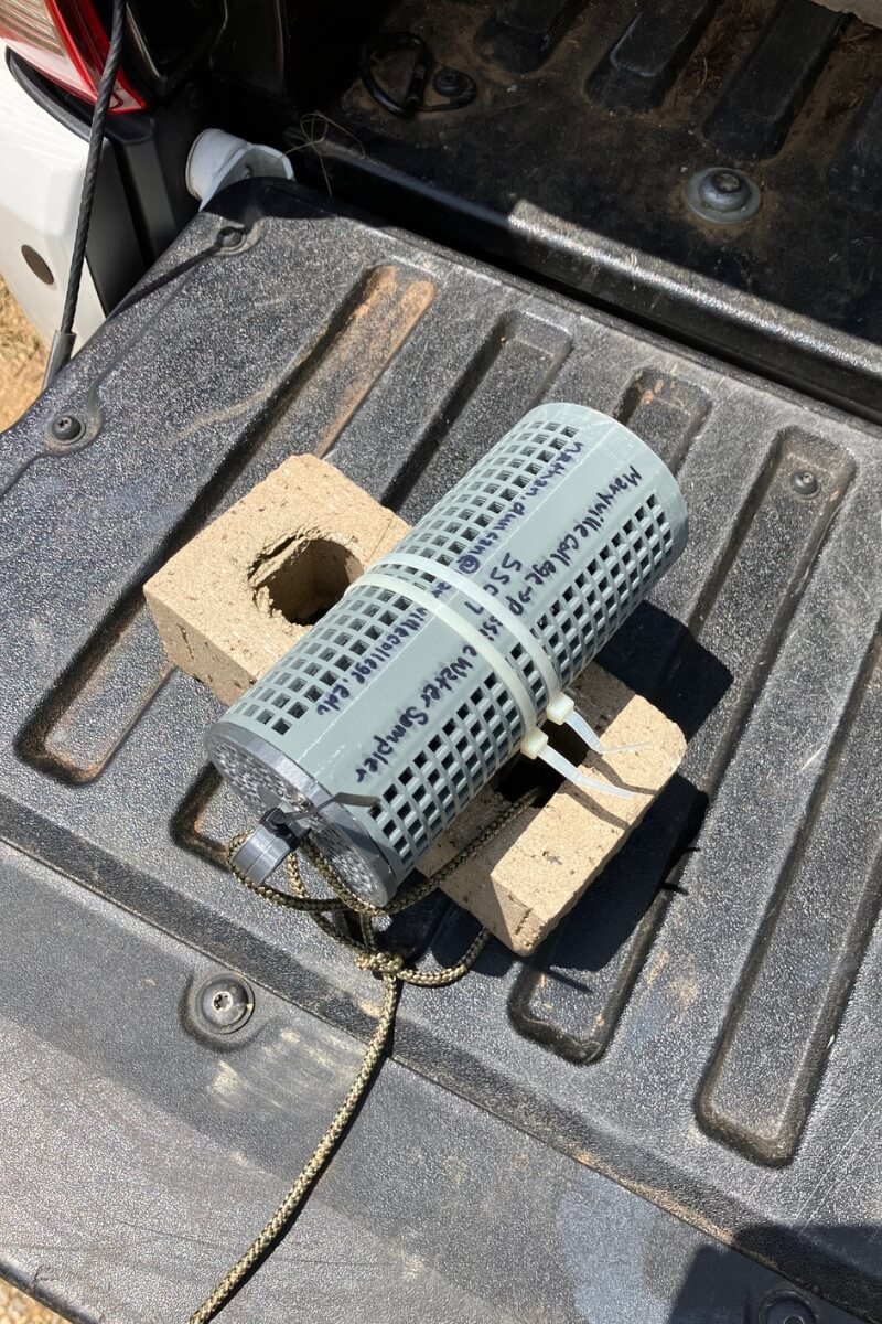 Photo of a scientific instrument used in Maryville College student research