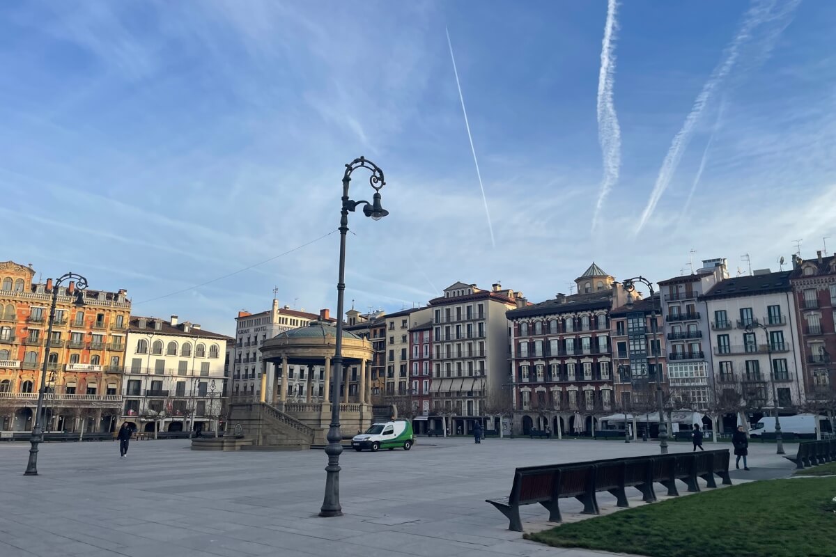 Photo of the Pamplona Plaza del Castillo