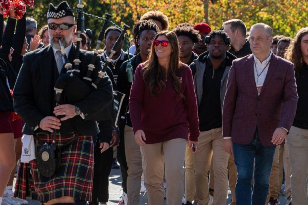 Photo of Maryville College Athletics Director Sara Quatrocky, who leads all of the women's team coaches