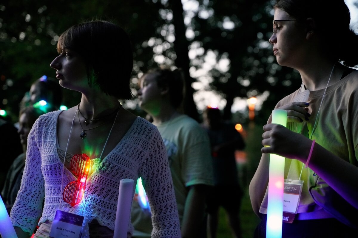 Photo of SOAR participants in the twilight hours