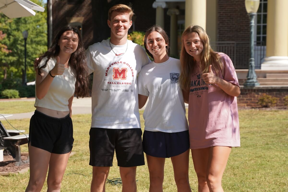Photo of students enjoying the October 2023 Exercise is Medicine rally at Maryville College