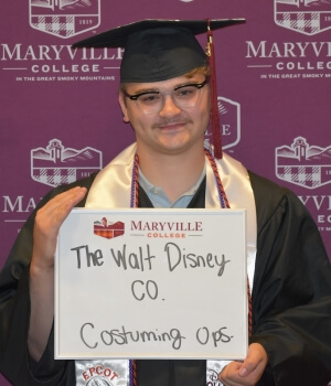 Photo of Austin Zettle '24, one of 233 Maryville College graduates in the Class of 2024