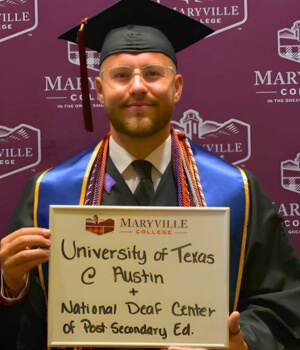 Photo of Kelton Bloxham, one of 233 Maryville College graduates in the Class of 2024