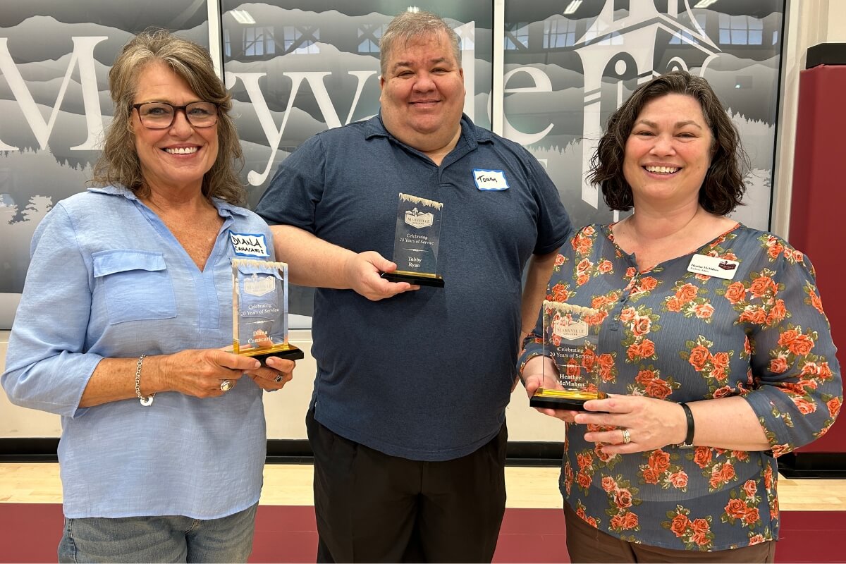 Photo of Diana Canacaris, Tobby Ryan and Dr. Heather McMahon