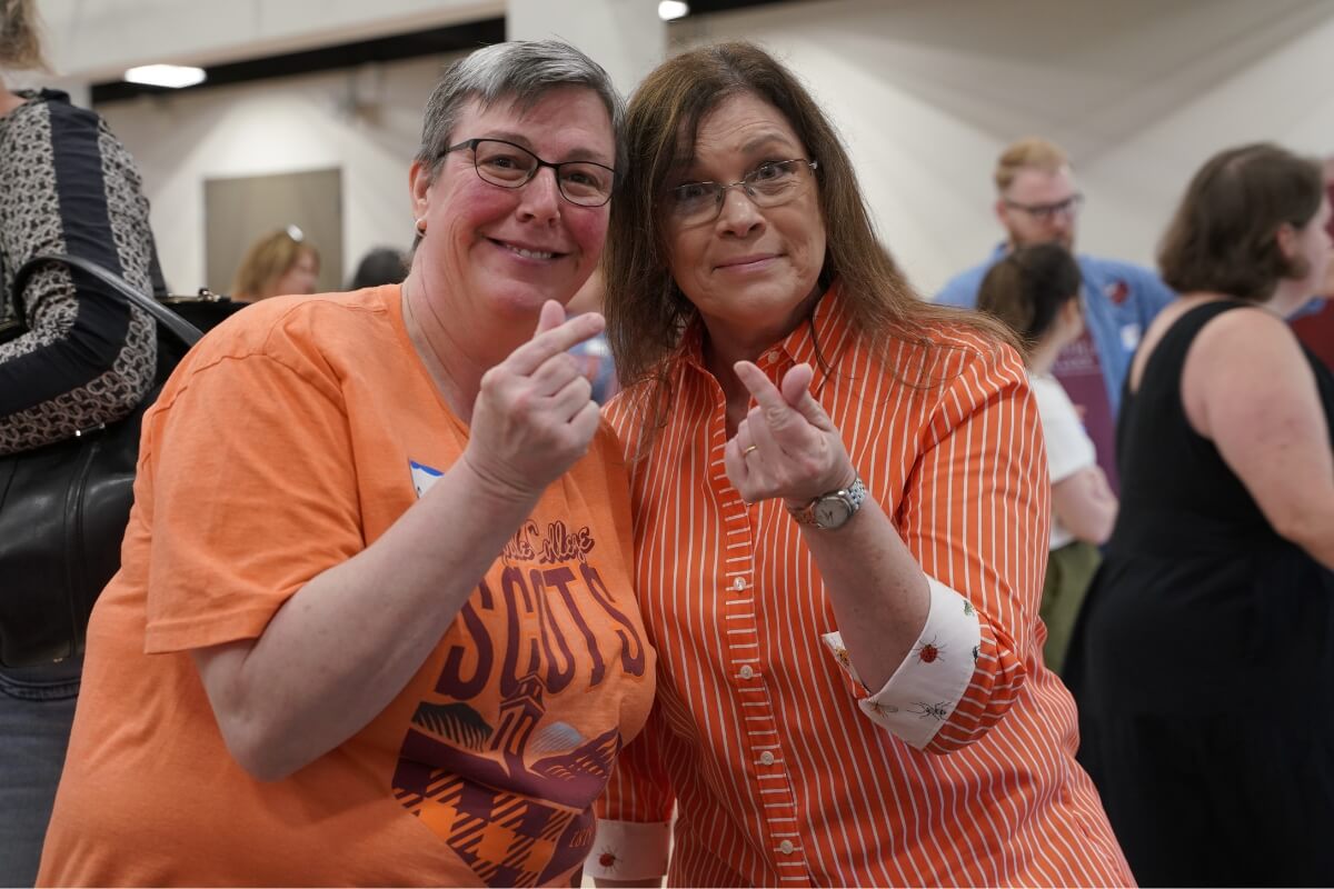 Photo of Carrie Hood and Megan Hersh