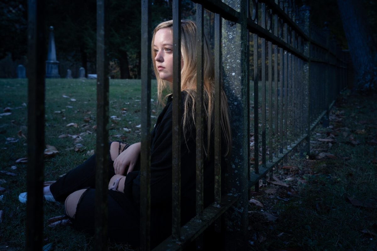 Photo of Grace Rubel '24, who is taking three challenging Maryville College Humanities courses