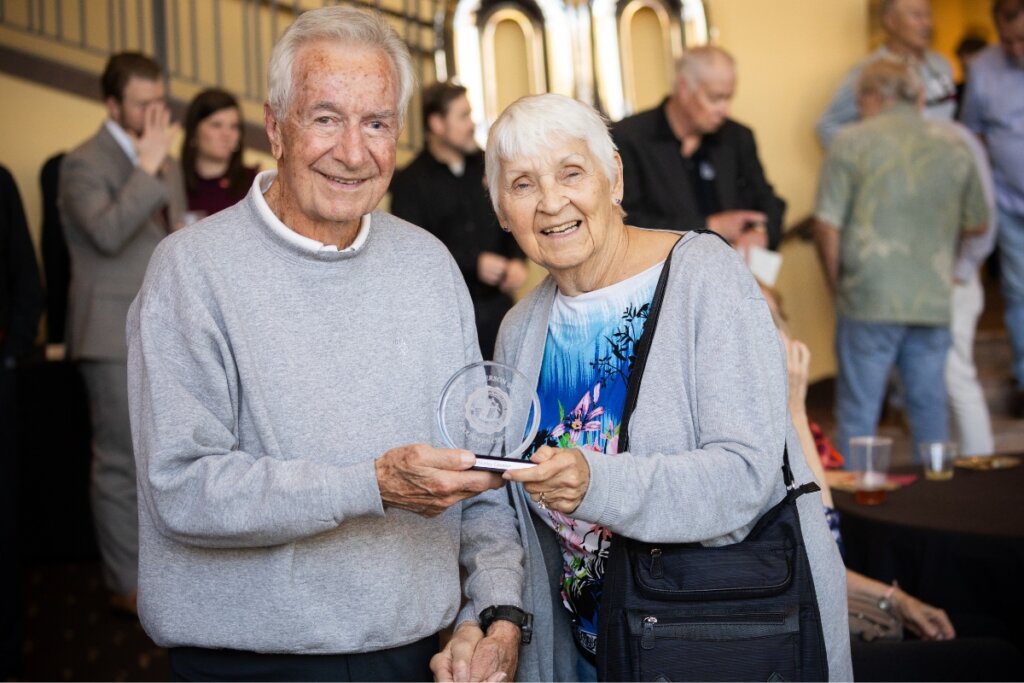 Photo of Dan and Shirley Greaser, whose support of Maryville College exemplifies philanthropy.