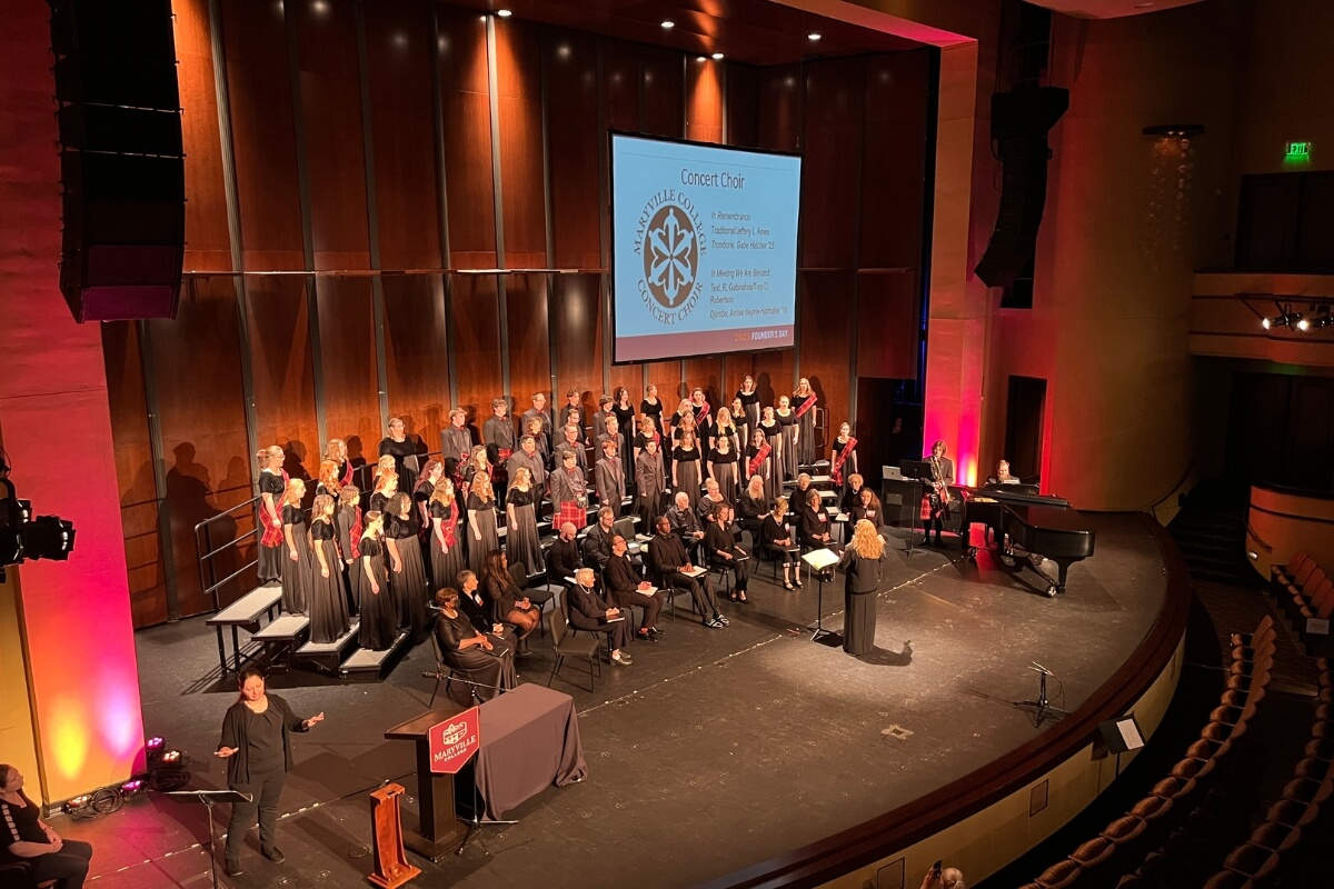 Photo of Maryville College Founder's Day taken during Homecoming 2023