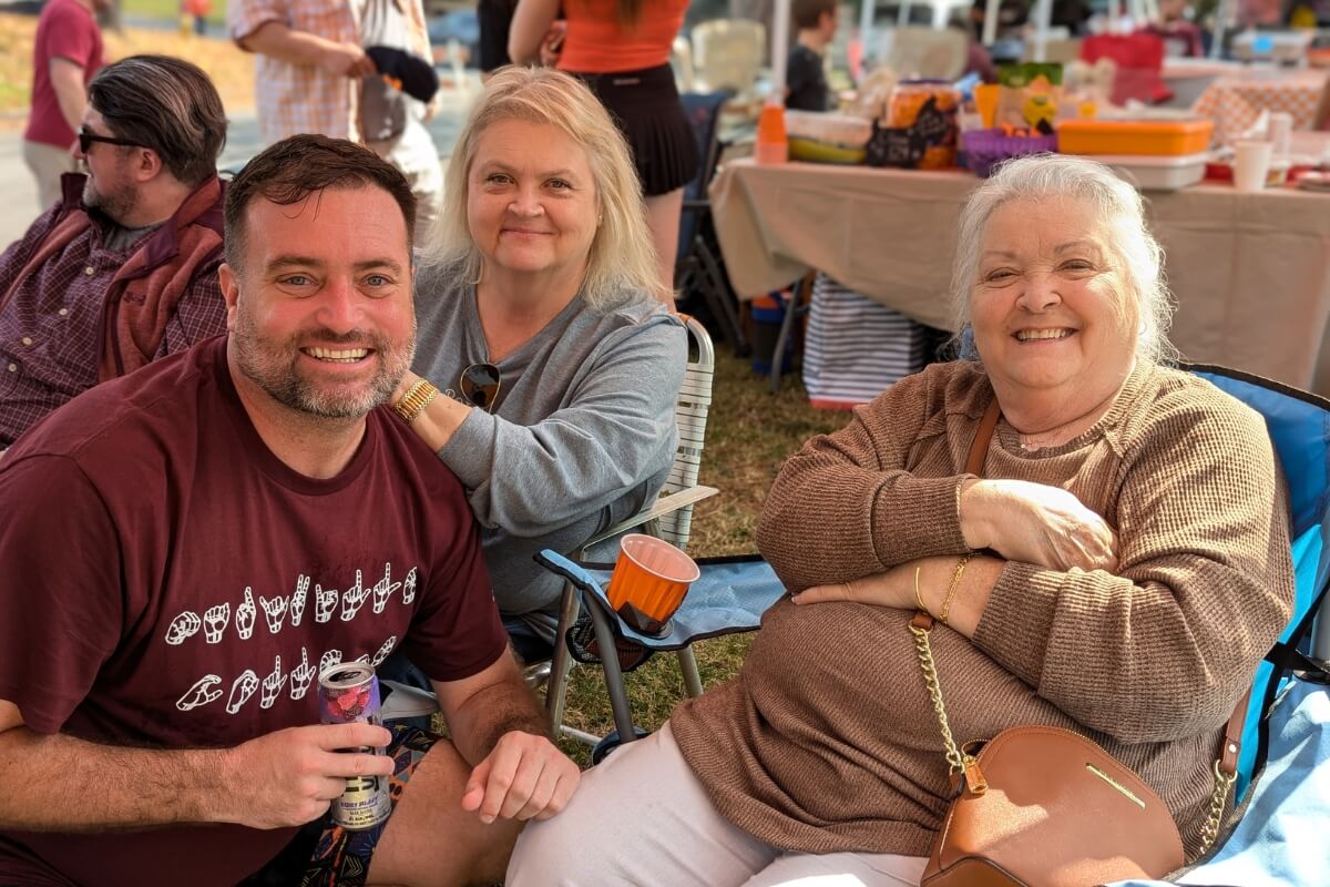 Photo of Mikey Rickman '04 and friends