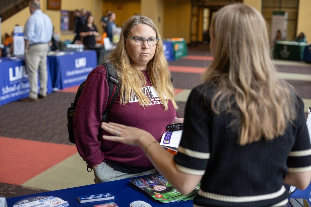 Photo of the 2024 Graduate School Fair at Maryville College