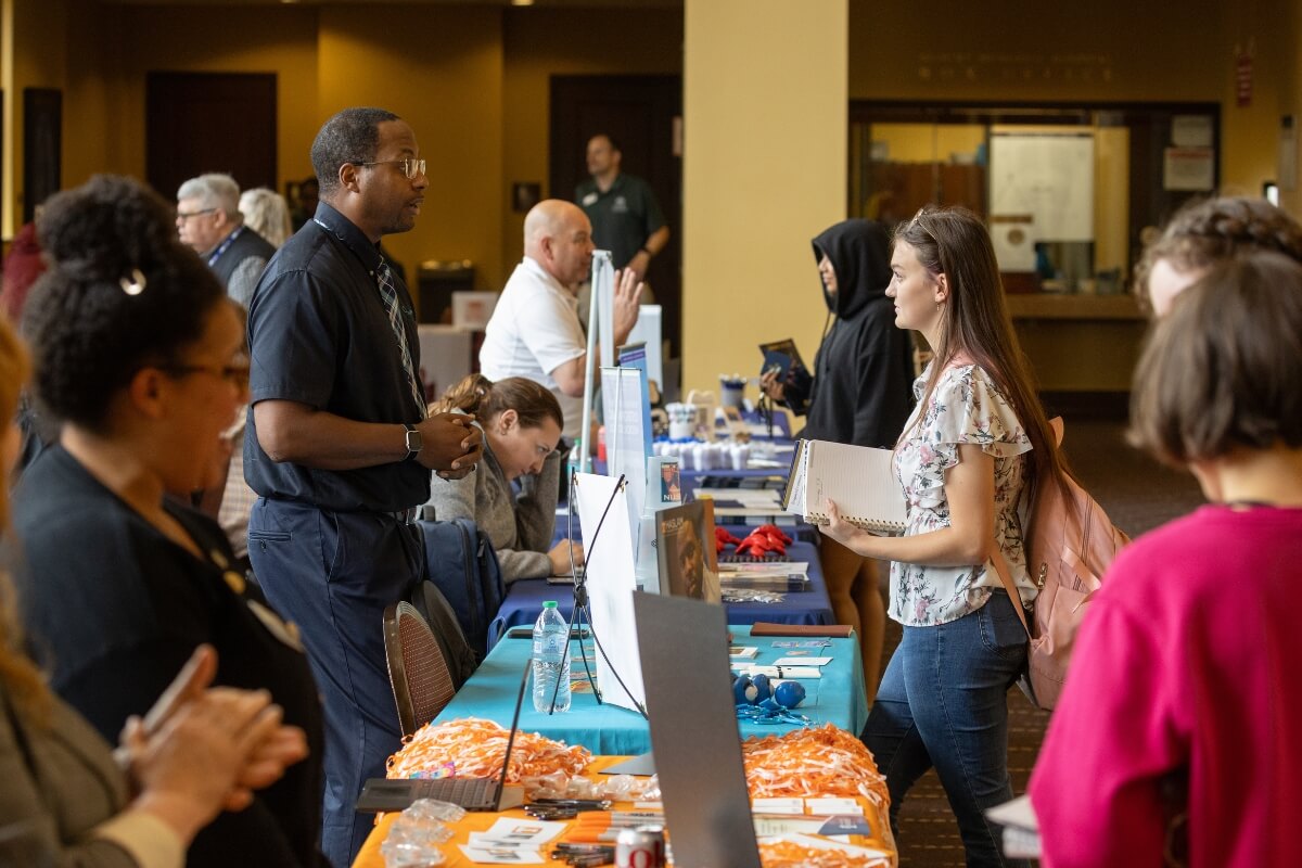 Photo of the 2024 Maryville College Graduate School Fair