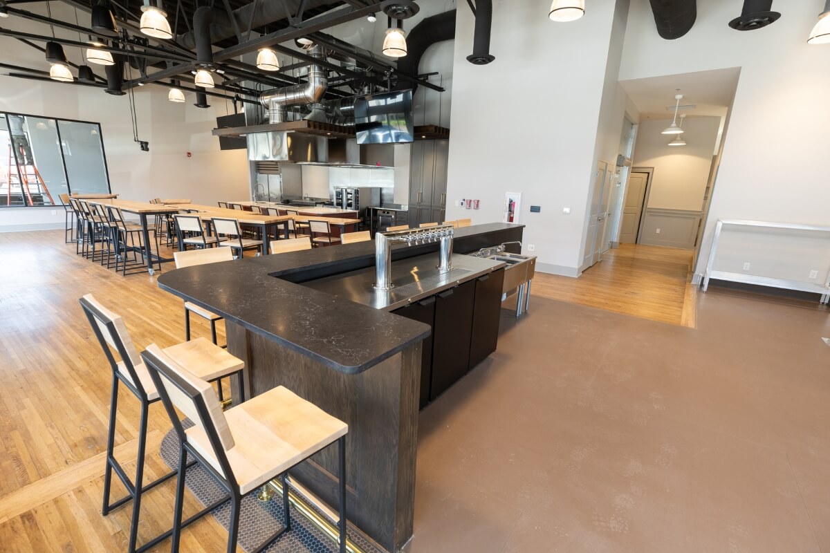 Photo of the Fermentation Sciences Teaching Facility and Lab inside the Maryville College Downtown Center