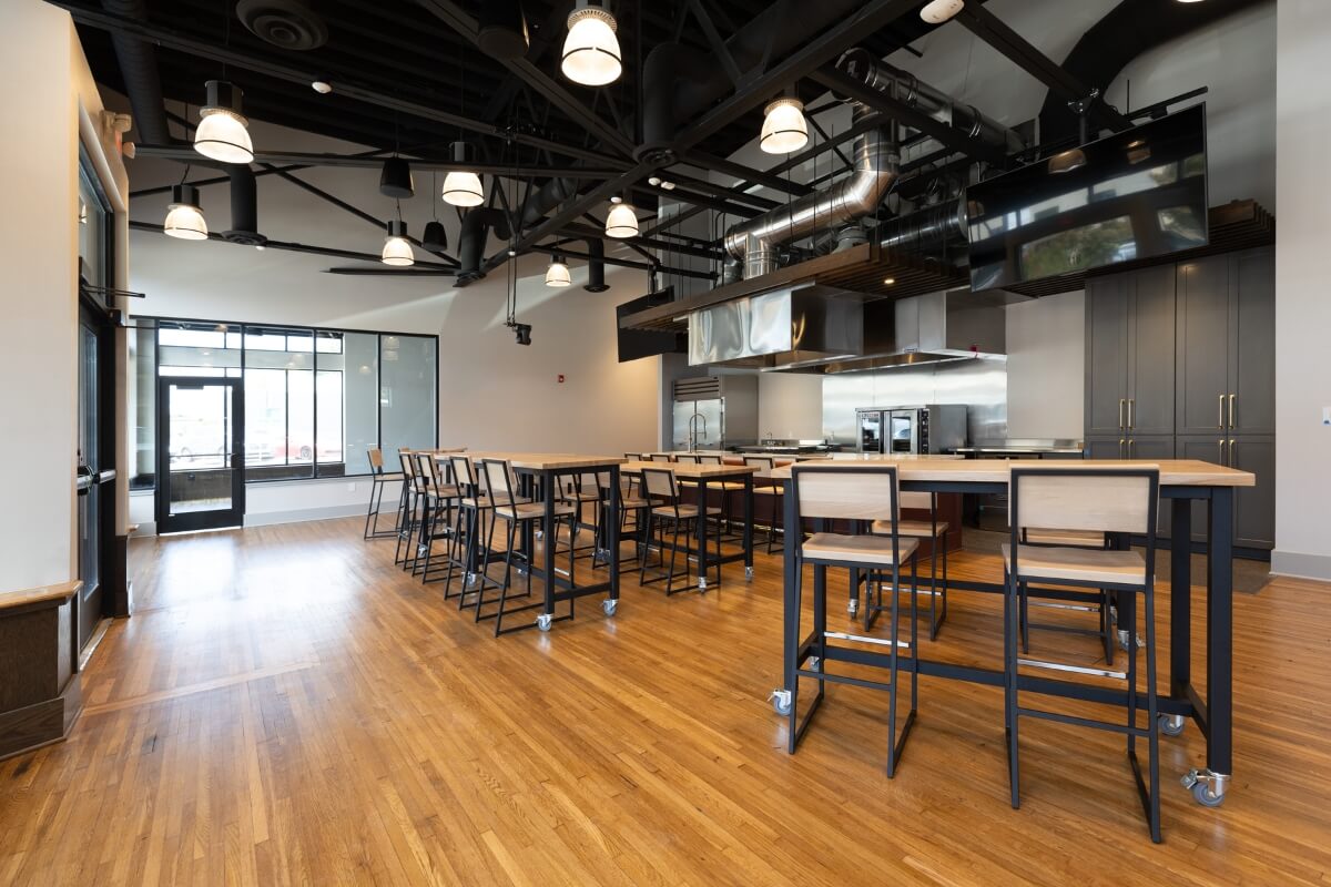 Photo of the interior of the Maryville College Downtown Center