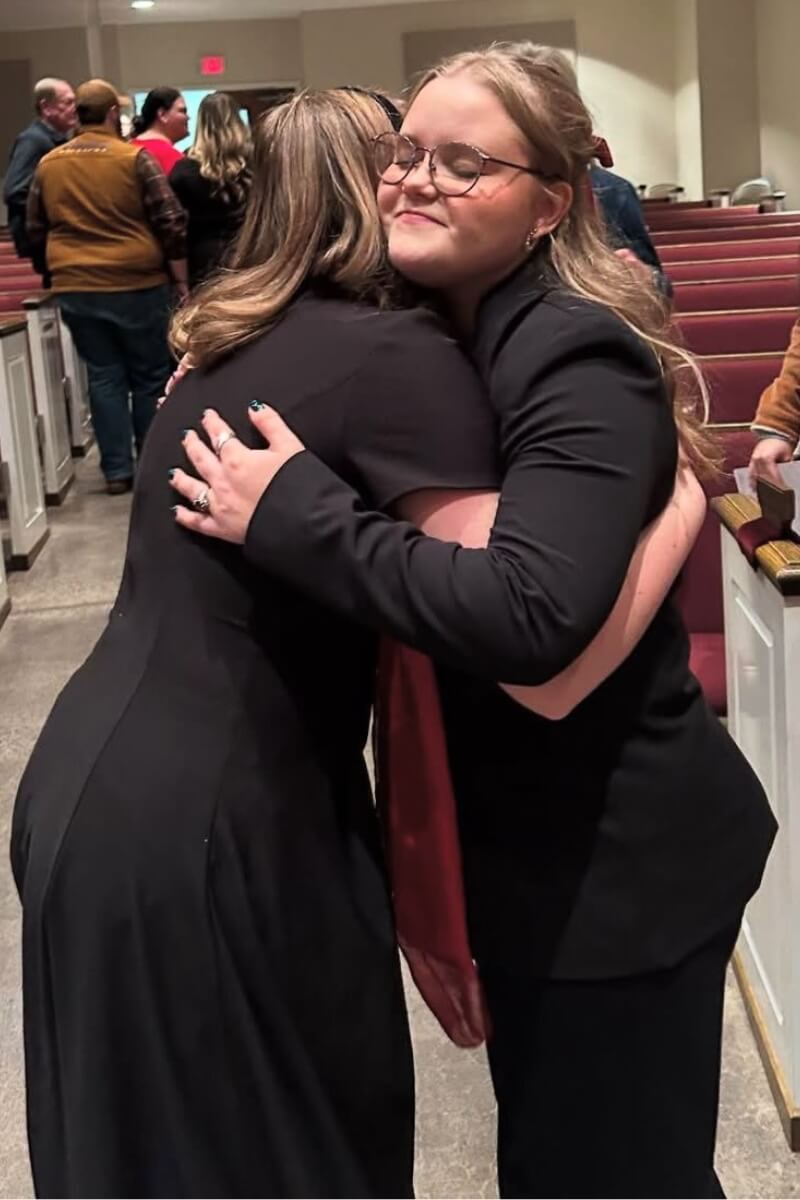 Photo of one of the Maryville College December graduates in December 2024