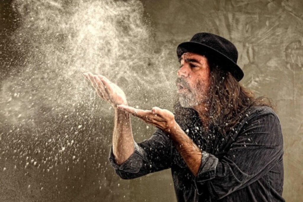 Photo of Peter Cook on stage, which he'll be when he comes to Maryville College