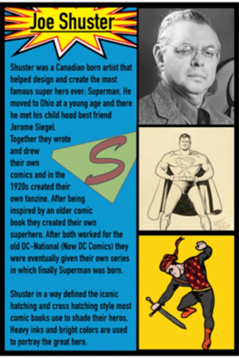 Photo of a poster by Brant Jones '25, one of several Maryville College art students graduating in May 2025