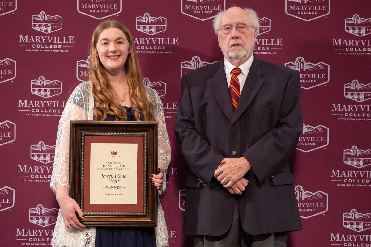 Photo of Jewell West and Carl McDonald '63