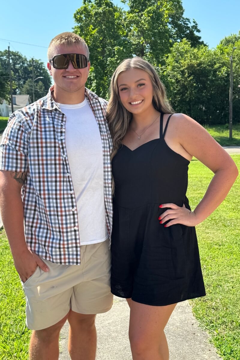 Photo of one of the new Maryville College legacy students, Hayden Warwick, and his sister