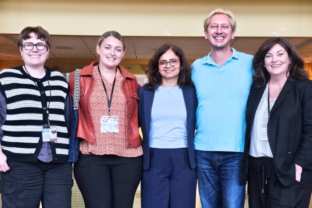 Photo of five new Maryville College faculty members for the 2025-26 academic year