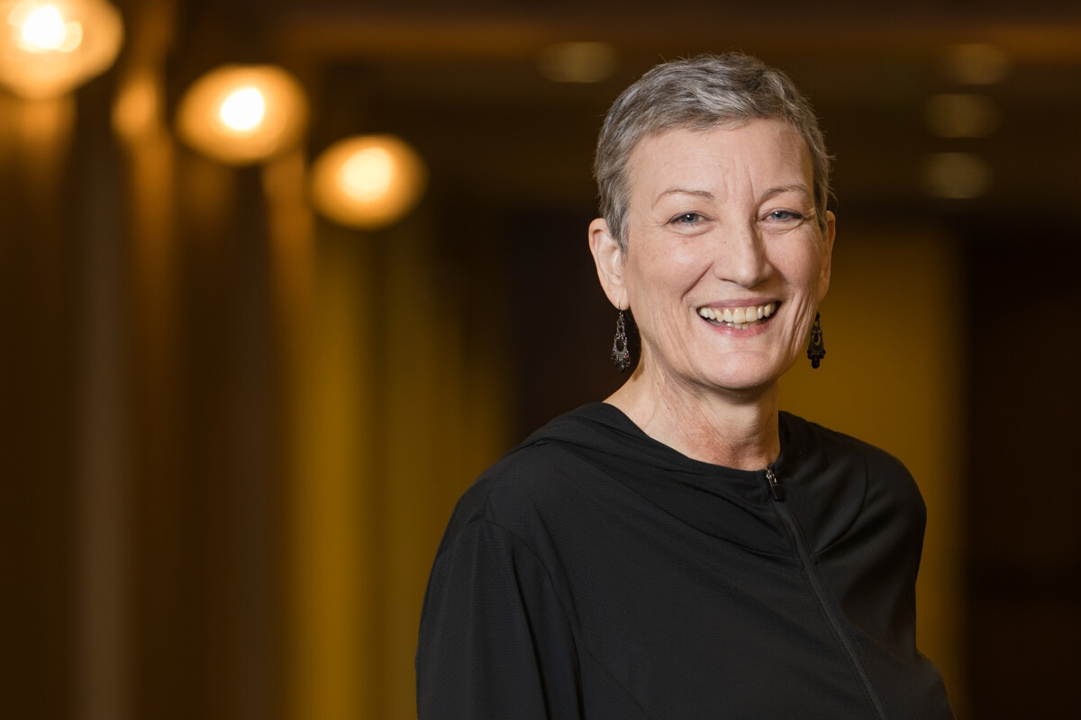 Photo of Alicia Massie-Legg for a story about her retirement