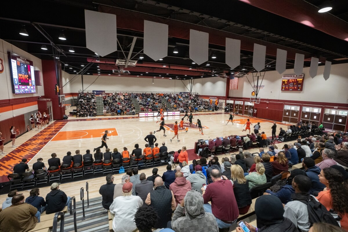 Photo of the Cooper Athletic Center with a full crowd