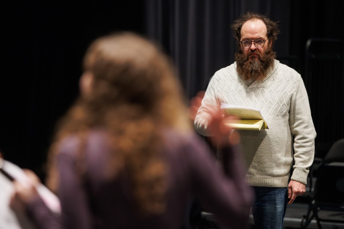 Photo of Andy Vaught, director of Maryville College Theatre's production of "Romeo and Juliet"