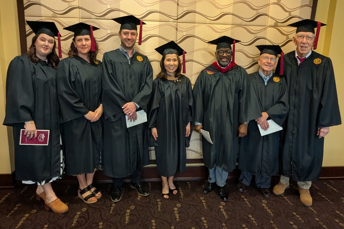 Photo of the Maryville College alumni delegation for Maryville College Commencement 2025
