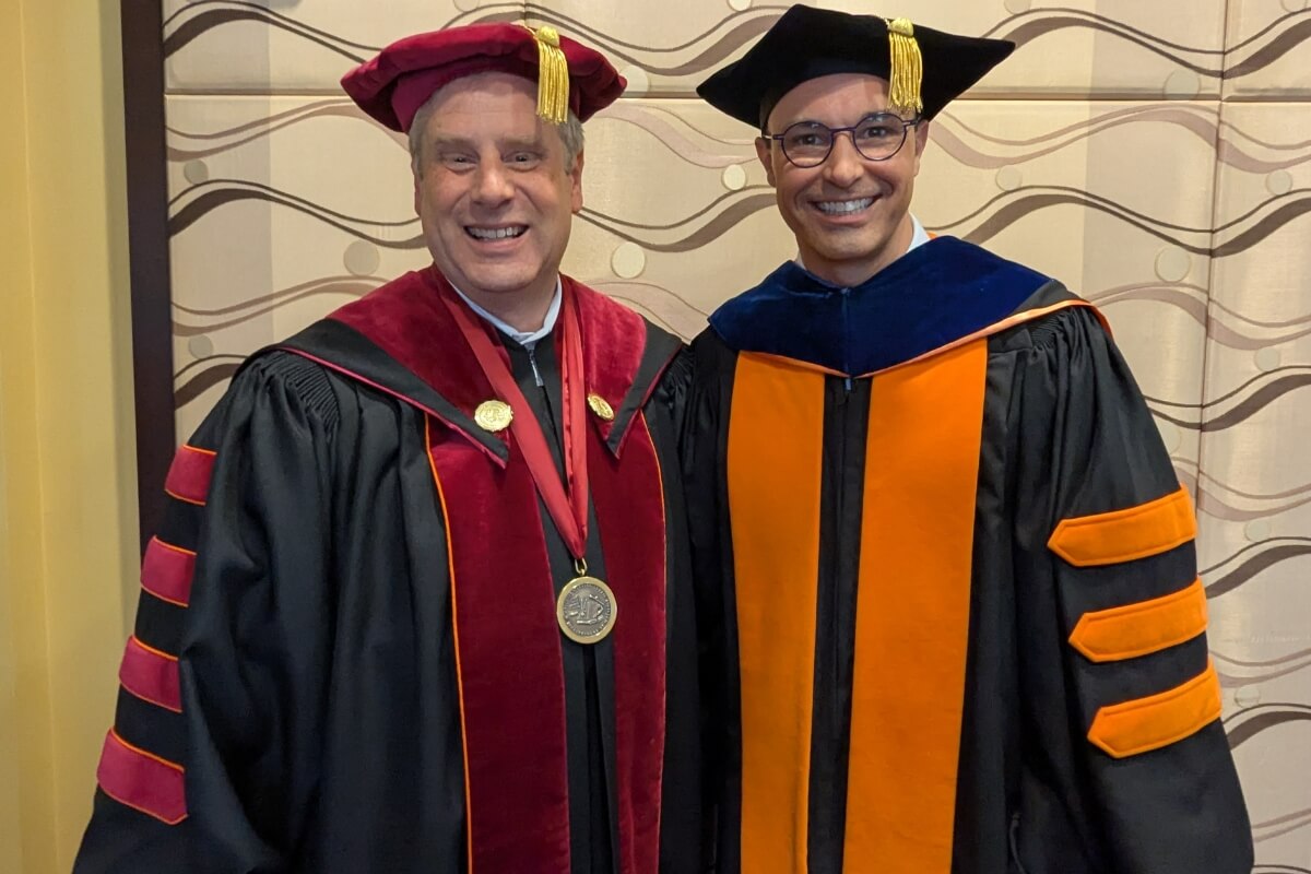 Photo of Dr. Bryan Coker and Dr. Michael Lamb