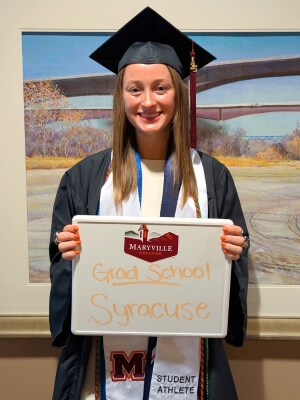 Photo of impressive Maryville College graduate Sydney Mahr '25