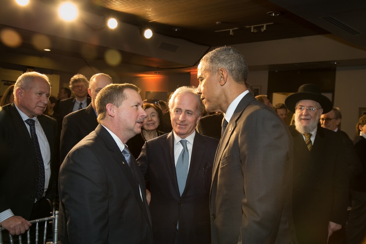 Photo of Chris Edmonds, Bob Corker and President Barack Obama