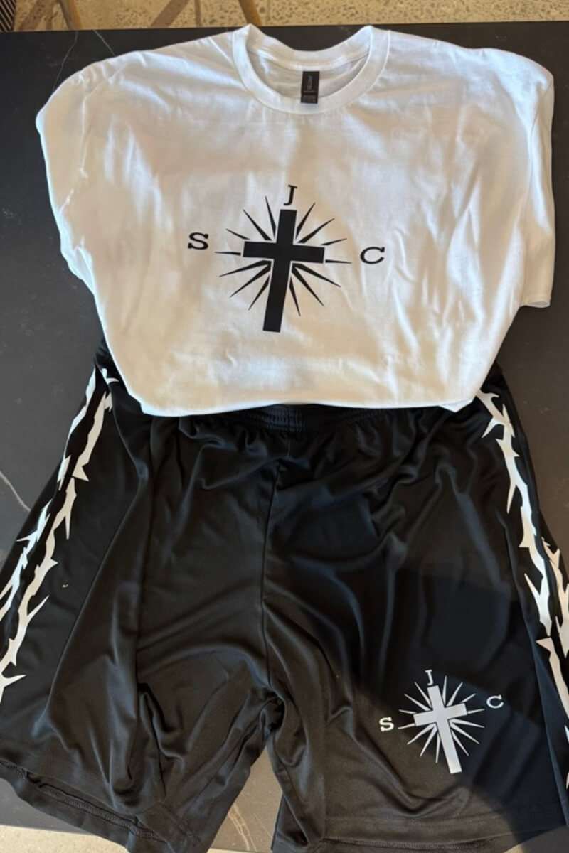 Photo of artwork in the 2026 Maryville College senior art show