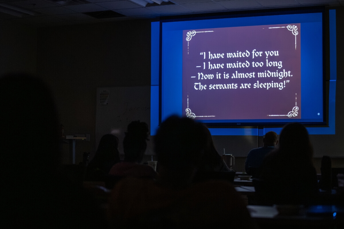 photo of a block of text on a screen