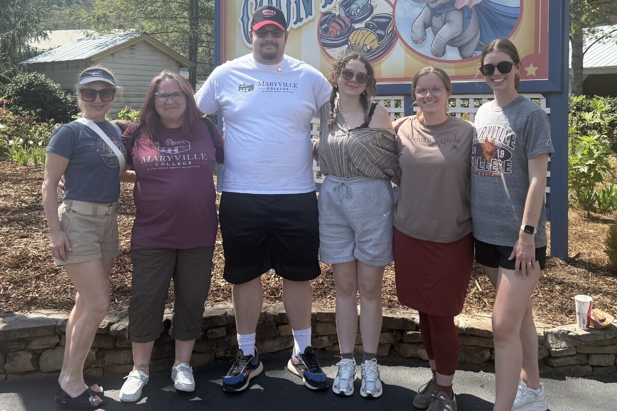 Photo of Maryville College's representatives to the Smoky Mountain Teachers of Promise Summit