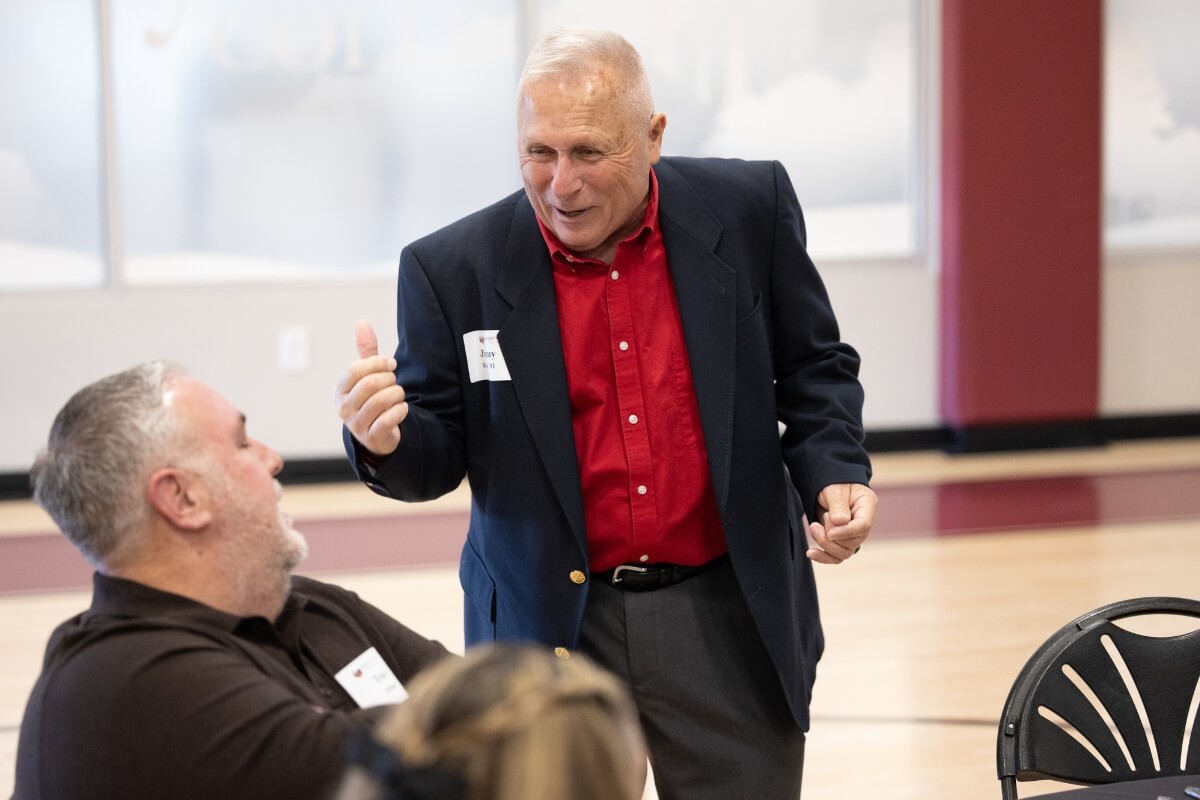 Photo of the First Pitch Banquet on Feb. 7, 2026, celebrating the 150th anniversary of Maryville College baseball