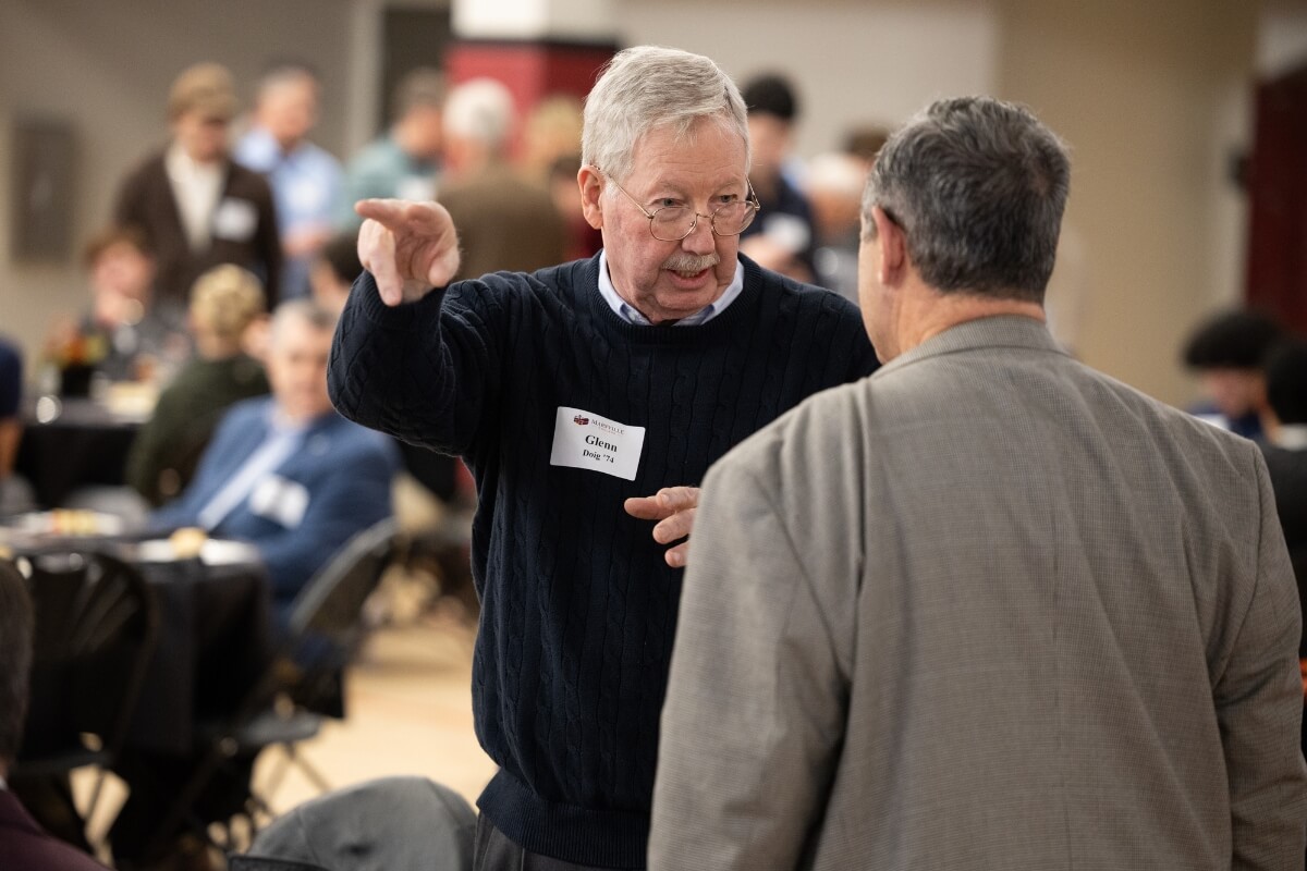 Photo of the First Pitch Banquet on Feb. 7, 2026, celebrating the 150th anniversary of Maryville College baseball