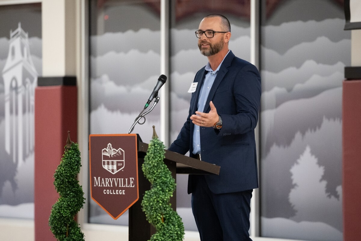 Photo of the First Pitch Banquet on Feb. 7, 2026, celebrating the 150th anniversary of Maryville College baseball