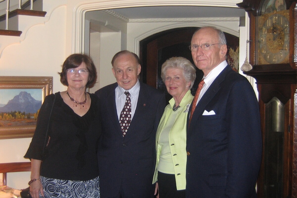 Photo of the Haslams and the Gibsons