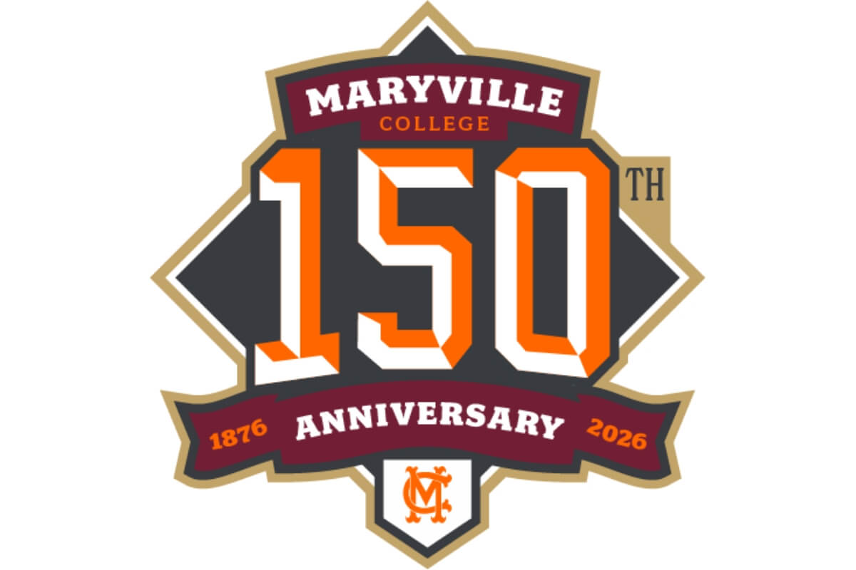 Logo for the 150th anniversary of Maryville College Baseball