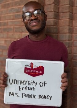 Photo of one of many recent Maryville College graduates with impressive plans