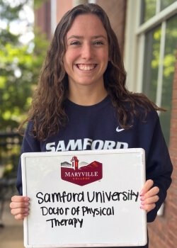 Photo of one of many recent Maryville College graduates with impressive plans