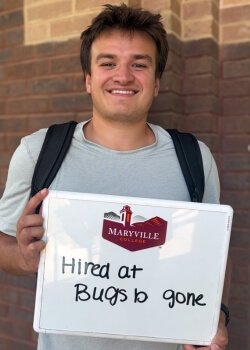 Photo of one of many recent Maryville College graduates with impressive plans